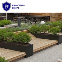 Boîte de plantation décorative en Aluminium, taille personnalisée