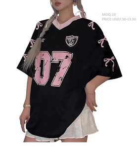 Venta al por Mayor de Camisetas de Fútbol Americano Cortas Bordadas y Estampadas de Baltimore 2026 para Mujer, Camisetas de Malla - Product Image 1