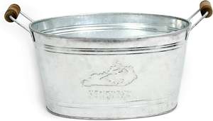 Bac à bière en fer poli - Design moderne - Product Image 3