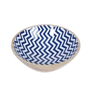 Tazón de madera esmaltada de diseño personalizado, tazón de madera esmaltada para ensalada, tazón de madera de mango, tazón de madera de acacia a un precio muy competitivo. - Product Image 3