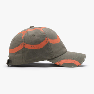 Casquette pour homme, casquette de baseball premium à six panneaux, tissu en coton respirant, ajustement réglable, visière incurvée, décontractée, pour les activités sportives et de plein air - Product Image 1