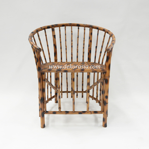 Elegante Silla de Bambú con Brazos para Sala de Estar o Patio, Mueble de Bambú Cendani Hecho a Mano - Product Image 2