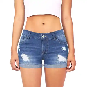 Nouvelle Collection Été – Short en Jean Élégant pour Femme, Coupe Droite Ample avec Boutons, Style Décontracté et Tendance - Product Image 2