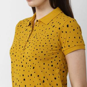 Vente directe d'usine en gros, tissu 100% polyester de haute qualité, chemise polo à manches courtes pour femmes avec logo personnalisé - Product Image 6