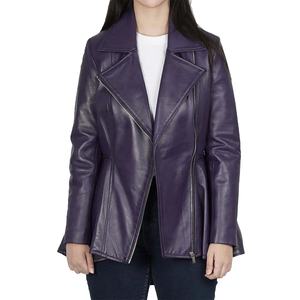 Chaqueta Corta de Cuero Vacuno Genuino para Mujer, Estilo Bomber, Cortavientos, de Secado Rápido, para Invierno, de GLOVES City - Product Image 1