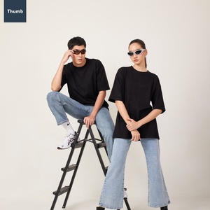 Áo Thun Kéo Sợi Tròn 100% Cotton Chấ<span class=keywords><strong>t</strong></span> Lượng Cao Vải Nặng Có Logo <span class=keywords><strong>T</strong></span>ùy Chỉnh OEM Màu Trơn Cho Nam - Product Image 1