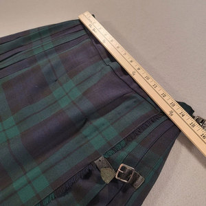 นาฬิกาสีดำสไตล์วินเทจของสกอตแลนด์ ผ้าขนสัตว์ลายทาร์ทัน สายหนังสำหรับผู้หญิง คลาสสิค 2026 - Product Image 6