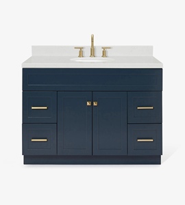 Gabinete de Baño OEM Felix de 48 Pulgadas con Lavabo Individual, Solo Gabinete, 4 Opciones de Acabado, Directo de Fábrica en Vietnam - Product Image 1