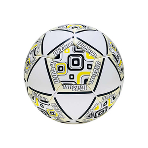 Balón de Fútbol Widbun de PU con Impresión por Sublimación, para Todas las Temporadas, Entrenamiento al Aire Libre, Patrón Blanco y Azul - Product Image 3