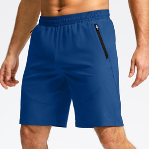 Pantalones cortos deportivos de poliéster y algodón para hombre, pantalones cortos de verano para hombre, transpirables, ligeros, con cordón ajustable, pantalones cortos sólidos para hombre - Product Image 2