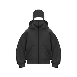 Sweat à capuche d'hiver pour homme 100% coton avec double capuche et cagoule pour un temps froid personnalisable - Product Image 2