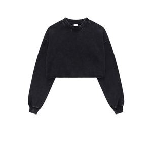 Sudadera Deportiva para Mujer, Personalizable con Logotipo, Corte Holgado, Mangas Largas, Hombros Caídos, Estilo Pullover - Product Image 3