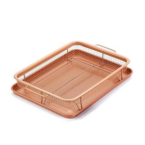Bandeja para Hornear de Cobre con Rejilla de Enfriamiento, Apta para Horno y Lavavajillas, Duradera - Product Image 4