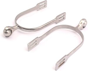 Étriers en acier inoxydable argenté et doré, équipement d'équitation, accessoires équestres, étriers en acier inoxydable, équitation - Product Image 5
