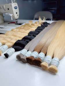 Vrais cheveux vietnamiens 100% non traités de haute qualité cheveux crus vietnamiens naturels en vrac | Extensions de cheveux alignés sur les cuticules brutes - Product Image 4