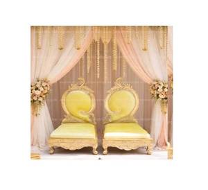 Sillas Tradicionales de Baja Altura para Mandap, Asientos para Ceremonias Reales Phera, para Bodas en India, Sillas para el Día del Evento - Product Image 1
