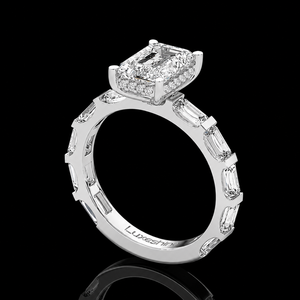 Elegant 3.28 Carat Lab Created Diamond Women's Luxury IGI Certified 14KT Yellow Gold Unique Style Anniversary Wedding - Product Image 5