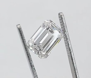 Diamants de laboratoire de luxe Bes, taille émeraude, CVD, diamant non monté, 3,99 carats, D VVS2, certifié IGI pour bijoux - Product Image 1