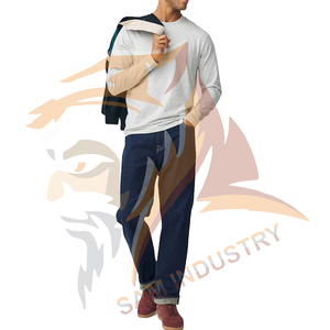 เสื้อยืดแขนยาวผ้าฟลีซเนื้อนุ่มทนทานสำหรับผู้ชาย สวมใส่สบาย ระบายอากาศได้ดี แห้งเร็ว - Product Image 2