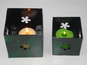 ชุดเชิงเทียนเหล็ก 2 ชิ้น - Product Image 1