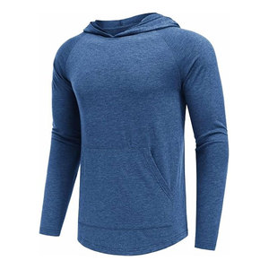 Sudadera con Capucha Ligera para Hombre, para Ejercicio, Golf, Gimnasio, Transpirable, de Secado Rápido, que Absorbe la Humedad, para Rendimiento Atlético - Product Image 1