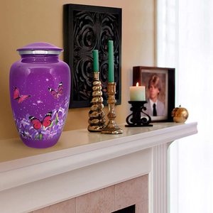 Urnas de Metal Hechas a Mano por Diseñadores para Cremación, Artículos Funerarios Premium con Estilo Decorativo y Elegante a Precios Económicos - Product Image 2