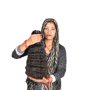 ผมต่ออินเดียแท้แบบเรมี่  แบบเวฟธรรมชาติ  แบบเวฟลึก  ไม่ผ่านสารเคมี  ขายส่ง - Product Image 1