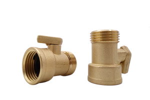 Divisor de manguera en forma de Y bidireccional de latón personalizable 80 PSI atornillado NPT BSPT válvula de bola de jardín cierre macho OEM - Product Image 6