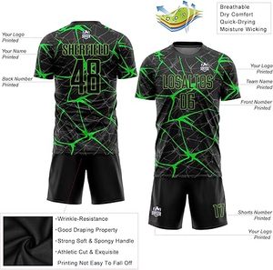 Uniforme de Fútbol sin Mangas con Cuello Redondo, Diseño Moderno, 100% Poliéster, Nuevo Estilo, Personalizable con Logotipo, Calidad Premium para Adultos - Product Image 3