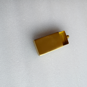 Porte-allumettes de luxe moderne et durable en laiton finition satinée, style tiroir coulissant, boîte à allumettes sécurisée pour hôtels, restaurants et cadeaux - Product Image 1