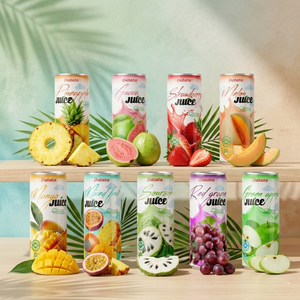 MEJOR VENDIDO Jugo de Fruta 100% Natural y Saludable Hecho en Vietnam, Sabor Guayaba Rosa, 330 ml, OEM ODM - Product Image 2