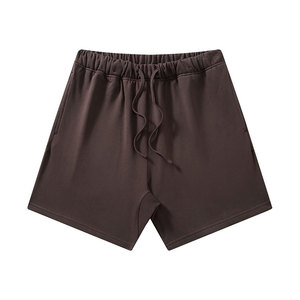 Shorts pour hommes tendance, élégants, respirants, à séchage rapide, en toile et élasthanne/coton, décontractés pour l'été, avec cordon de serrage et poches zippées - Product Image 2