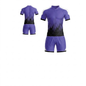 Tenue de football élégante et tendance, vêtements de sport confortables pour hommes et femmes, ensembles de maillots de football respirants et à séchage rapide, service OEM, nouveau design - Product Image 4
