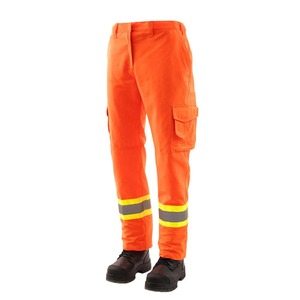 Pantalones de Trabajo de Alta Calidad con Cinta Reflectante, de Poliéster y Algodón, para Construcción, Hechos en Pakistán - Product Image 1