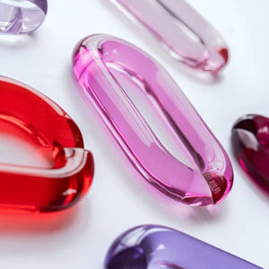 Cadena de Resina para Decoración de Pared, 4 Colores de Resina Diferentes, Adornos de Pared Personalizados, Cadena de Eslabones para el Hogar, Venta al Por Mayor - Product Image 1