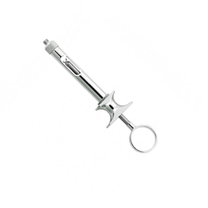 Seringue d'aspiration chirurgicale dentaire en acier, manuelle, pour anesthésie dentaire, certifiée CE, équipement pour usage hospitalier BY GUJJAR SURGICAL - Product Image 3