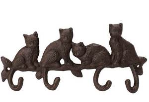 Crochets muraux décoratifs en aluminium moulé, motif lettres, crochets pour vêtements, vente en gros - Product Image 4