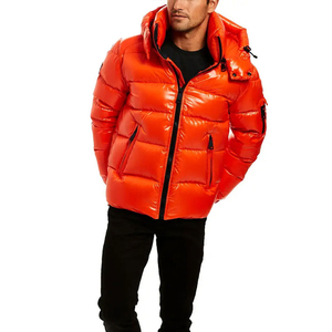Wholesale Custom Regular Bubble Shiny Puffer <b>Jacket</b> Men's Customized Warm Winter <b>Packable</b> Lightweight Puffy <b>Jackets</b> Quilted - Product Image 6