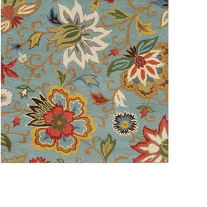 Best Selling Products Modern Embroidered Design Colourful Hand Knotted <b>Rug</b> for Home Style Customize Design - Product Image 3