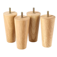 Patas de Sofá de Madera Maciza Personalizadas, Patas de Muebles de Madera Sólida Premium para Sofás, Sillas, Camas y Gabinetes de Salón, Hotel y Exteriores Modernos