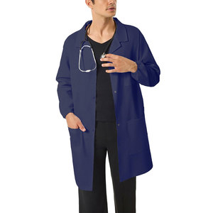 Stylish Medical <b>Scrub</b> <b>Top</b> Durable Fabric Relaxed Fit V Neck Short Sleeve Uniform Design With Functional Pockets For Daily - Product Image 1
