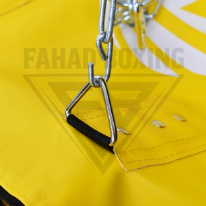 Sac de frappe personnalisé adapté au Taekwondo, Muay Thai, Boxe, avec crochet à chaîne métallique, sacs de frappe lourds en PU avec remplissage de sable - Product Image 4