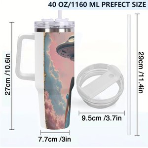 Gobelet isotherme en acier inoxydable 40oz personnalisé pour les cours de cuisine - Product Image 4