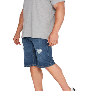 ชุดเดรสยีนส์ผู้ชายไซส์ใหญ่แบบปรับแต่งได้ ผ้าใส่สบาย ขายส่ง - Product Image 2