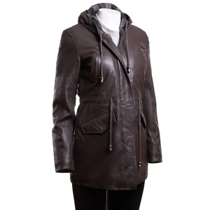 Chaquetas de Cuero para Mujer a Precio Económico, Moda Femenina, Nueva Llegada, Chaquetas de Cuero Genuino Personalizadas al por Mayor - Product Image 1