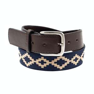 Ceinture Polo Homme Personnalisée en Cuir Véritable Cousue Main, Ceinture Gaucho en Cuir de Vachette, Vente en Gros, Fournisseur d'Usine, Sacs et Étuis LPB-0086 - Product Image 1