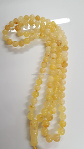 ลูกประคำเรซิ่นสีเหลืองอำพันสำหรับการสวดมนต์อิสลาม ซิบฮา โรซารี สำหรับชาวมุสลิม ใช้สำหรับการจำคิด (ดิกร์/ซิกร) ละหมาด และการทำสมาธิประจำวัน - Product Image 4