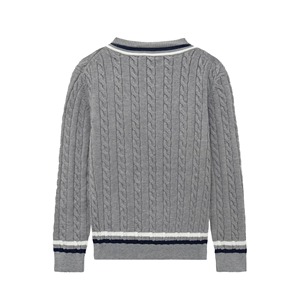 Pull pour homme, col rond, confortable, décontracté, manches longues, tricoté, usine de vêtements de grande capacité - Product Image 3