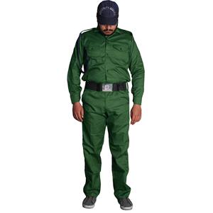 Uniforme de seguridad verde claro personalizable OEM para hombre, para oficina y seguridad en verano, en venta. - Product Image 4