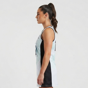 OEM Women Netball Jersey Manufacturer Lightweight Women's Netball Sports Jersey Women Sleeveless Netball Jerseys - Product Image 3